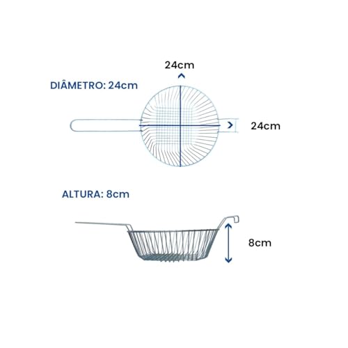 Fritadeira Elétrica Tacho Esmalte Redondo 3,5L (110)