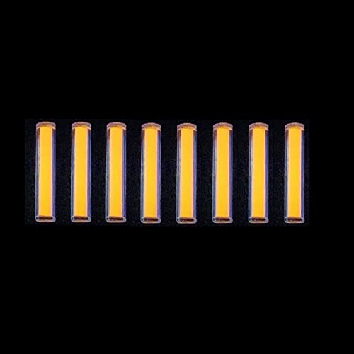 Sharamado 8pcs Glass Luminous Tube, 1.5 * 6mm Luminous Vial Glow rods Made of Rare Earth Materials...