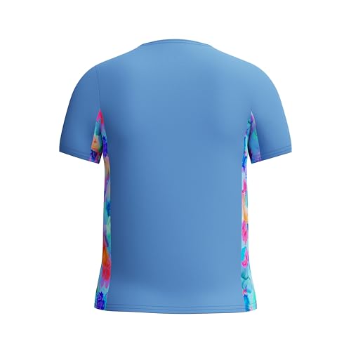 Image of Speedo Girls' Uv Swim Shirt Short Sleeve Printed Rashguard