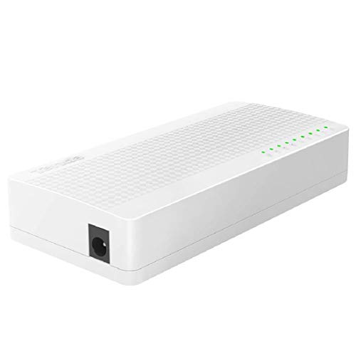 Image of Tenda S108 8-Port Desktop Switch (White)