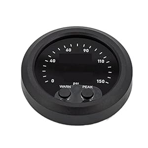 Sun MS Universeel Compatibel Met Ultradunne Elektronische Oliedrukmeter Met 1/8 Npt Sensor Oliedrukmeter Rode Display…