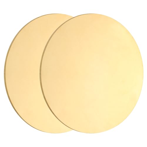 uxcell 2pcs Brass Sheets, 0.08