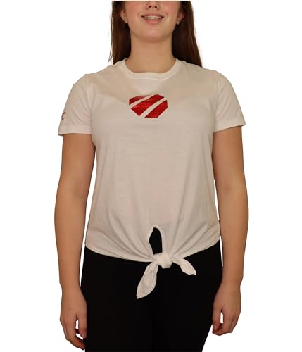 T-shirt Reebok pour femme Tie Front Graphic original imprimé sport