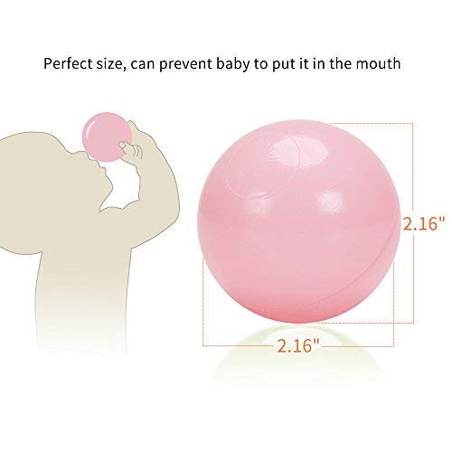 image for PlayMaty Play Ball Pit Balls - 2.16inches Free Plastic Ocean Colorful 