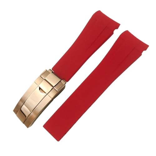 Bracelet montre silicone incurvé haute qualité gmt explorer 20mm