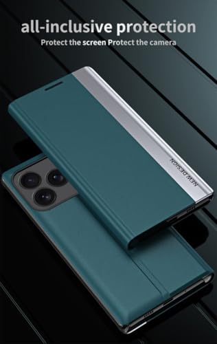 Étui rabat iPhone 17 Air bleu clair : protection magnétique cuir - 6