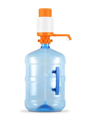Brio Universal Manual Drinking Water Pump (Orange)