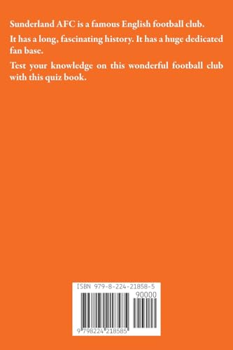 The Sunderland AFC Quiz Book