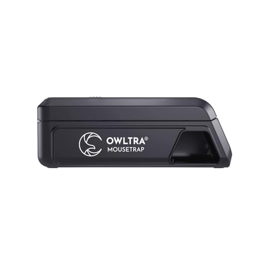 OWLTRA OW-2 Indoor Electric Mouse Trap, Instant Kill Rodent Zapper with Pet Safe Trigger, Black, Small