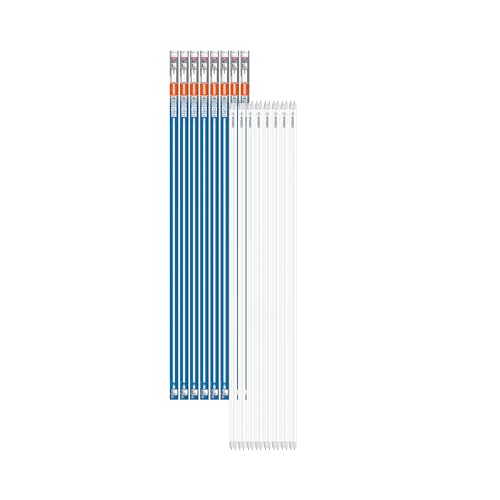 OSRAM Kosteneffiziente LED-Röhren für elektromagnetische Vorschaltgeräte, 18.3 W, G13, Tube, double-ended, 6500 K, Matt, Kaltes Tageslicht, 8-er Pack, Tageslichtweiß