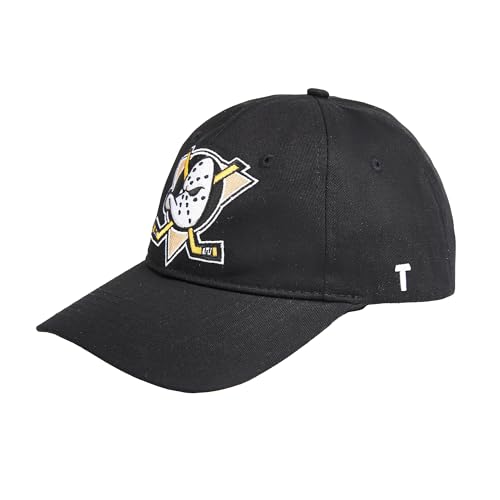 Mighty Ducks hat Men's Duck hat Hockey Cap Adjustable Snapback Baseball Hat with Embroidered Logo Size L