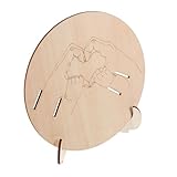 BESTOYARD Geburtsanzeigeschild Holz Mit Graviertem Armbandhalter Und Ständer Tragbare Ankündigung Für Geburtsstation Kinderzimmer