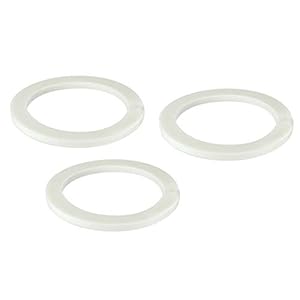 Univen 225 57mm Espresso Filter and Gasket Seals Compatible with Bialetti 3 Cup Aluminum Espresso Makers