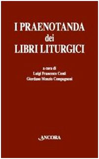 I praenotanda dei libri liturg