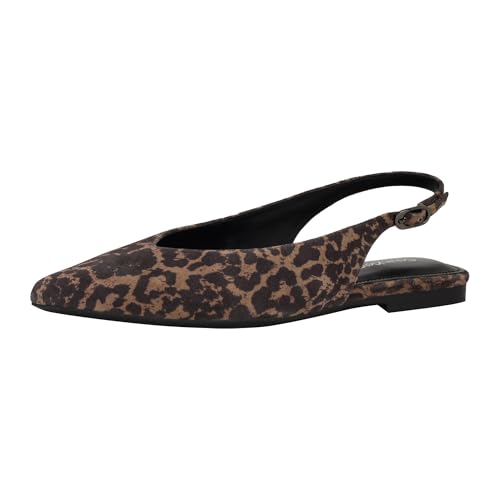 Calvin Klein Womens Galiana Dark Natural Leopard Multi Suede 8 Medium - image 1