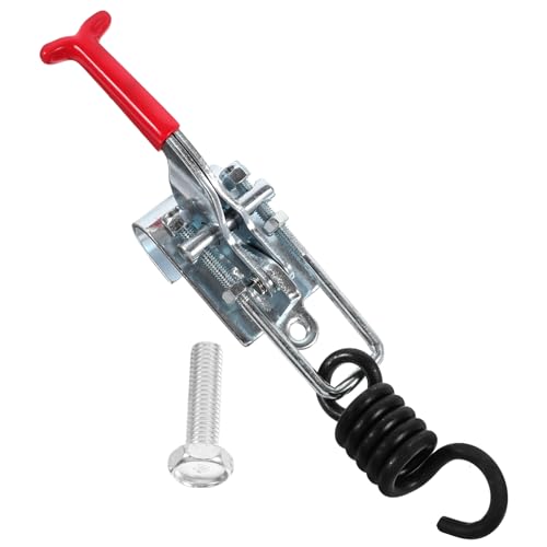 HOMSFOU 1pc Stainless Steel Clamp Self-locking Fast Fixture for Door Random Style