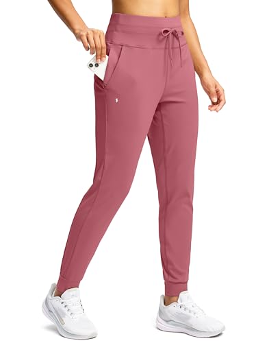 Image of Soothfeel Womens Joggers with Zipper Pockets High Waisted Sweatpants Athletic Leggings Pants for Workout Running Yoga