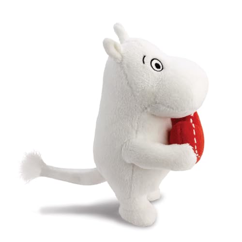 AURORA, 61554, Moomin Standing with Heart 6.5In, Soft Toy, White, 6. 5In - Image 3