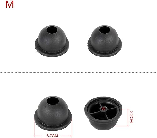 Image of Plastic Black Stud Feet Pads for Luggage, Suitcases, and Bags with Stand