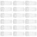 FOMIYES Mini Bottles 150Pcs Container Plastic Storage Jars Powder Box Clear Plastic containers Bottle Travel Cosmetic containers Make up Portable Bottle Storage jar Flat Test Tube