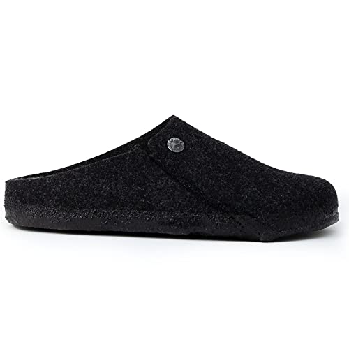 Birkenstock Zermatt Shearling Fe Anthracite Adults Slip On Mule Slippers Eu 36 Anthracite