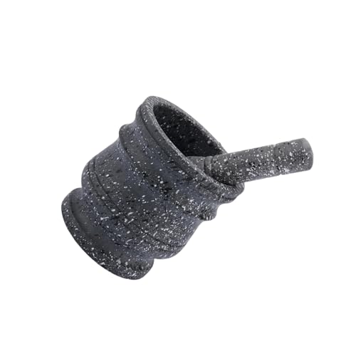 YIXANNX Eficiente triturador de pastillas, molinillo de especias, tazón para hierbas, pesto en polvo, regalo elegante y práctico para entusiastas culinarios, mortero, triturador especias, herramienta