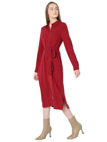 Image of VERO MODA Midi Shirt Dress for Women