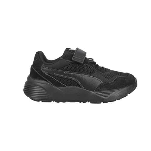 PUMA Puma RS-Metric Core Sneaker, Black-Dark Shadow, 13 US Unisex Little Kid