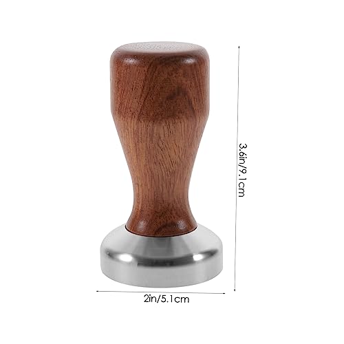 Presse à expresso Cabilock en bois et inox pour tasser le café moulu maison - 3