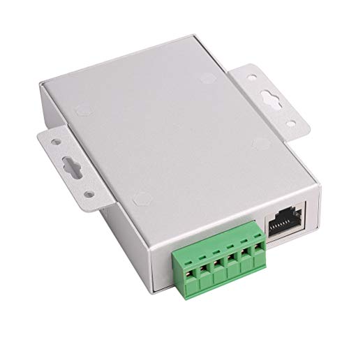 Image of DTECH Bi-Directional Active RS232 to RS485 RS422 Serial Converter with Surge Protection 600W 15KV ESD DB9 to RJ45 Phoenix Contacts Adapter Power Supply TX RX LEDs for Long Haul Data Communication