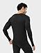 FORVEVO Merino Wool Base Layer Mens, 100% Merino Wool Long Sleeve Shirts for Men, Thermal Underwear Tops for Winter Ski (Black, 250g, S)