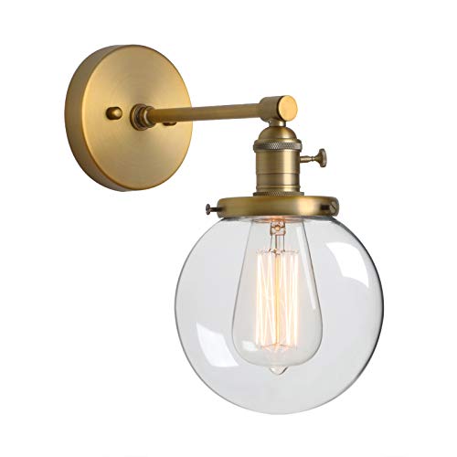 Exclusive Discount 50% Price Phansthy Antique Industrial Wall Lamp Globe Wall Light with 5.9 Inches Glass Lampshade(Antique) Exclusive Discount 50% Price Phansthy Antique Industrial Wall Lamp Globe Wall Light with 5.9 Inches Glass Lampshade(Antique)
