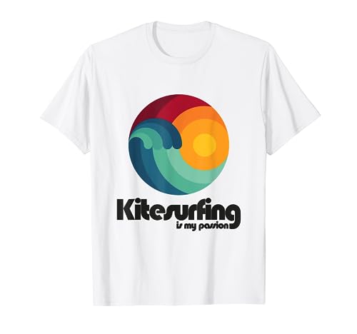 Surf Tavola da Surf Sunset Kitesurf Wakeboard Wave T-Shirt Maglietta
