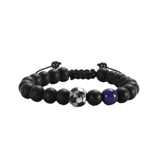 Soccer Football Baseball Basketball Charm Bracelet - Adjustable Friendship Bracelet With Sport Charm as Birthday/Valentines Day/Graduation/Back to School/Christmas Gifts