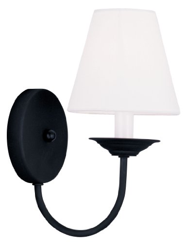 ๐ Crazy Deals Livex Lighting 5271-04 Mendham 1-Light Wall Sconce, Black ๐ Crazy Deals Livex Lighting 5271-04 Mendham 1-Light Wall Sconce, Black