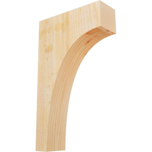 Ekena Millwork COR04X12X20HUN00RDF 4"W x 12"D x 20"H Huntington Rough Sawn Corbel, Douglas Fir