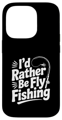 I'd Rather Be Fly Fishing �ʔ����A���O���[���[���A �X�}�z�P�[�X iPhone 14 Pro �p