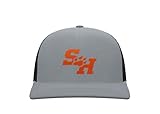 Sport Your Gear Officially Licensed Sam Houston State Bearkats Trucker Mesh Snapback Hat | Adjustable Mid-Profile Baseball Cap | Prime Collection Gray Primary Athletic Logo