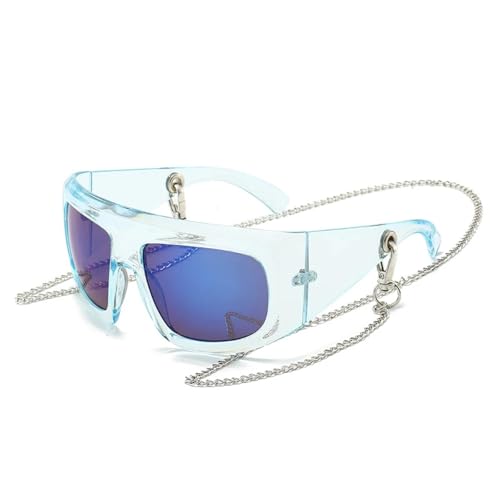 Lunettes de soleil œil de chat rétro surdimensionnées UV400 miroir tendance pour femme