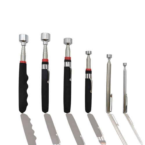 Ulife Mall 6PCS Magnetic Pickup Tool, Non-Slip Extendable Telesco...