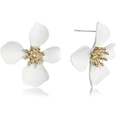 White Flower Earring 15
