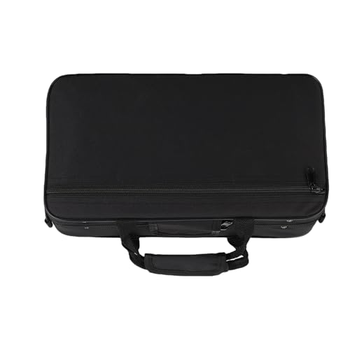 Klarinettenkoffer Tragbarer Klarinetten B# Klarinettenkoffer Bb Klarinettenkoffer Tasche mit Schaumstoff Gepolstert Verstärktes Oxford Gewebe für Klarinette