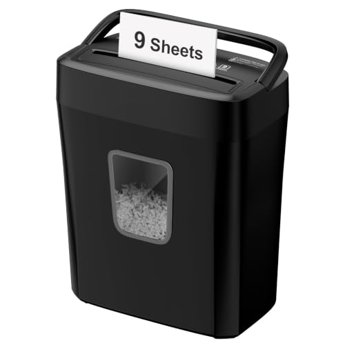 Bonsaii 9-Sheet Crosscut Shredder