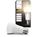 Produktbild Philips Hue Smart LED A60 Lampe, warmes Weißlicht 2700K, E27 Fassung, 9,5 W, 1100 Lumen, dimmbar, kompatibel mit Alexa, Google Assistant und Apple Home, 1er Pack