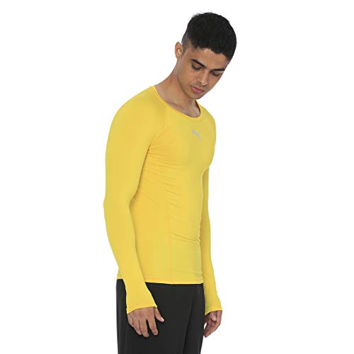 PUMA Hombre Camiseta Técnica, Amarillo (Cyber Yellow), M