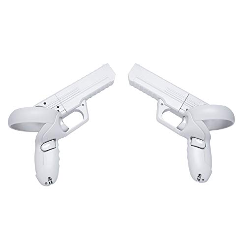 SINWEVR VR Controller Gun Case Compatible for Meta/Oculus Quest 2 Touch Controller Grips, Accessories for FPS Gaming, VR Pistol Handle Enhanced VR Shooting Game Experience (WHITE) SINWEVR VR Controller Gun Case Compatible for Meta/Oculus Quest 2 Touch Controller Grips, Accessories for FPS Gaming, VR Pistol Handle Enhanced VR Shooting Game Experience (WHITE)