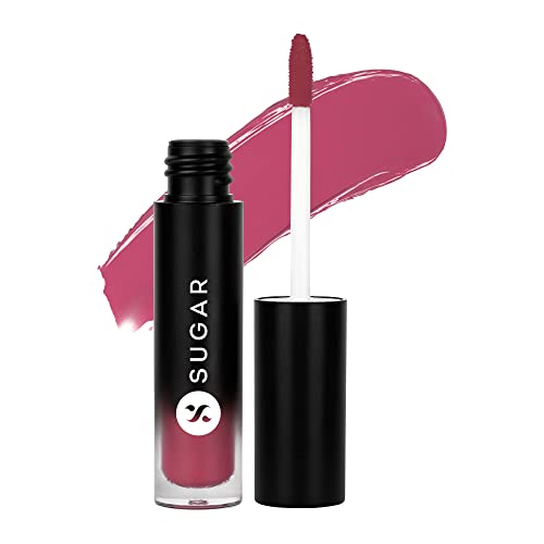 Image of SUGAR Cosmetics Mousse Muse Lip Cream | Lasts 24+ Hrs | Creamy Mousse Lipstick | Waterproof & Smudgeproof | 5ml - 08 Spring Flower