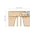 Gatuida Wooden Sailing Model Fixed Tool Rigging Nailing Workstation Boat Kit Ships Jig Wooden Mooring Tools Assist Tool