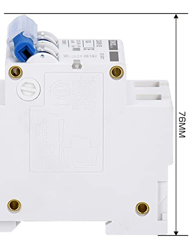 DC Circuit Breaker dz47 2P 100Amp 12V 24V 36V 48V DC MCB Short Circuit Protection Disconnect Switch Isolator for Solar Panel Battery UPS Inverter Photovoltaic PV System