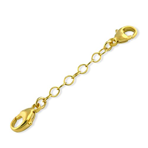 Nostrand 14k Gold Filled 3mm Bracelet Safety Chain 2, 3 (2)